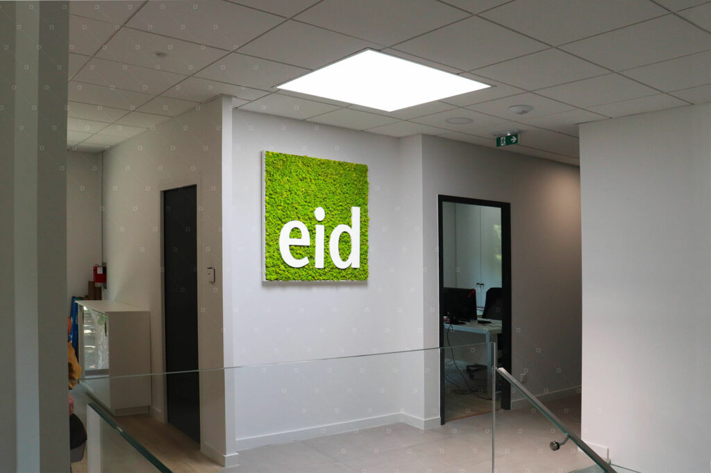 Cadre Vegetal Logo Signaletique Entreprise Cadre Vert Avignon