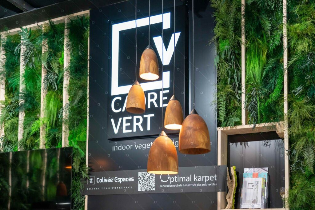 Enseigne Vegetale Decoration Evenement Sur Mesure Salon Entreprise Architecture Interieure