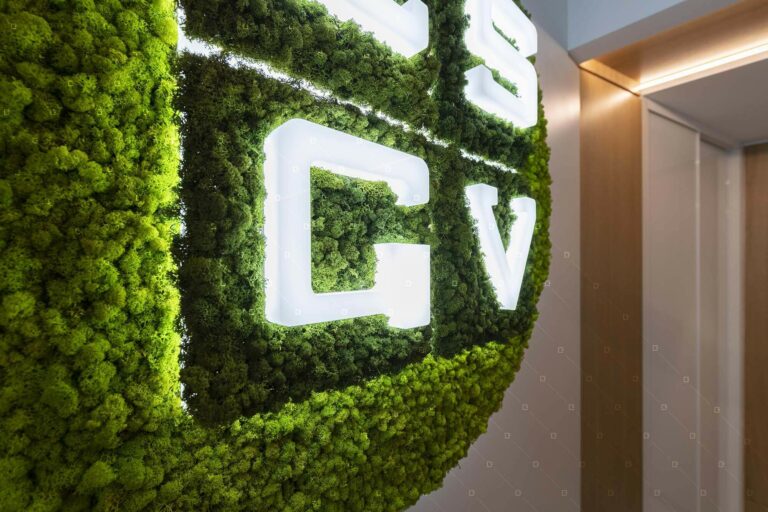 Logo Lumineux Plante Stabilisee Sans Entretien Design Indoor Reims