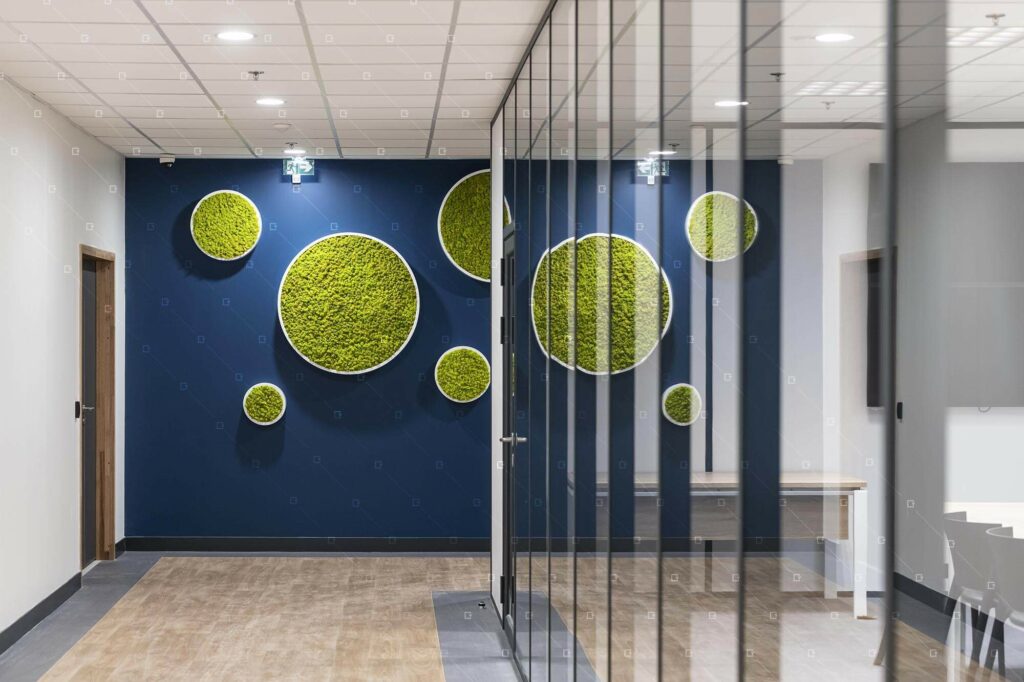 Mur Vegetal Interieur Lichen Stabilise Sans Entretien Sedan