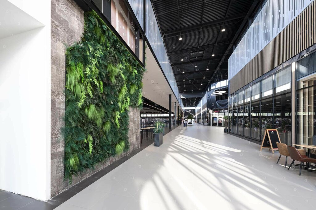 Mur Vegetal Interieur Stabilise Sans Entretien Reims Sedan