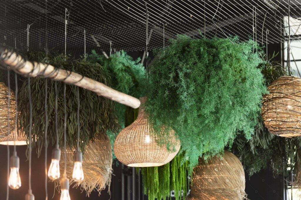 plafond végétal naturel sans entretien paris ile-de-france