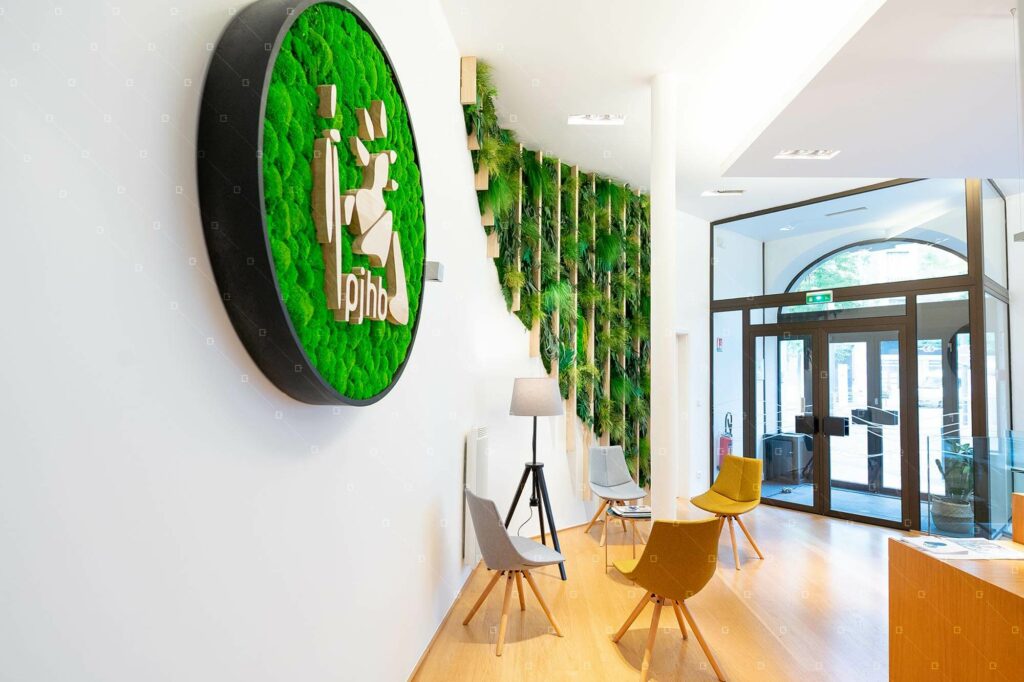 Mur Vegetal Interieur Design Decor Sur Mesure Entreprise