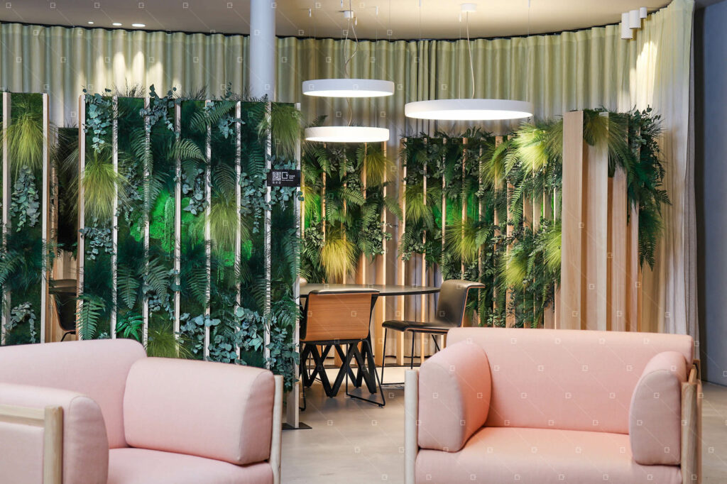 Cadrevert Indoor Modular 04 cloison végétale acoustique