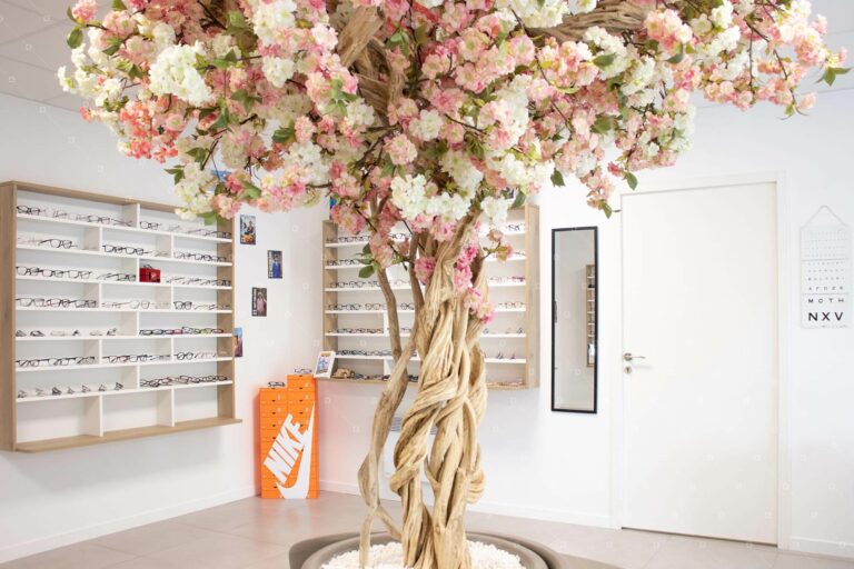arbre floral synthetique decoration magasin